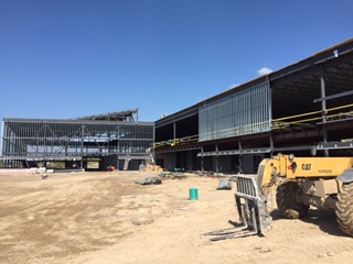 Construction of the YMCA in London Ontario